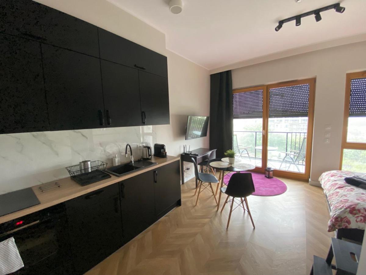 Apartament Nadmotlawie Estate Black Гданьск Экстерьер фото